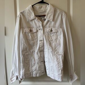 GAP Off-White Denim Jacket